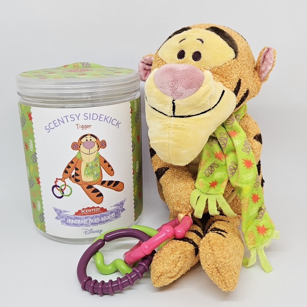 Scentsy Sidekick - Tigger Scented Baby Plush With Toy - 2018